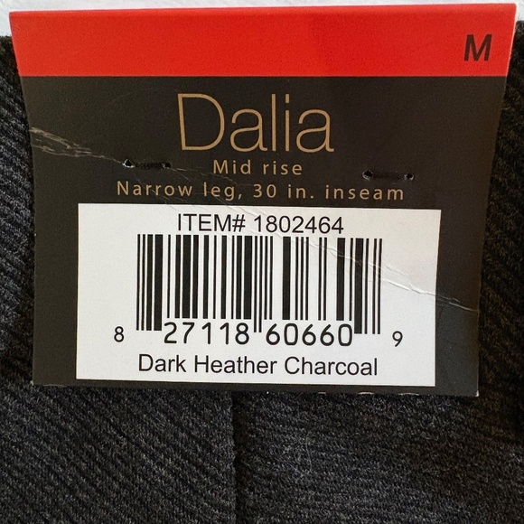 Dalia Women's Tummy Control Ponte Pull On Pants, Dark Gray, Medium NWT - Picture 6 of 16